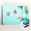 Magnetic Memo Board Whiteboard - 90 x 60 cm - With Marker and Magnets - Tropical leaves