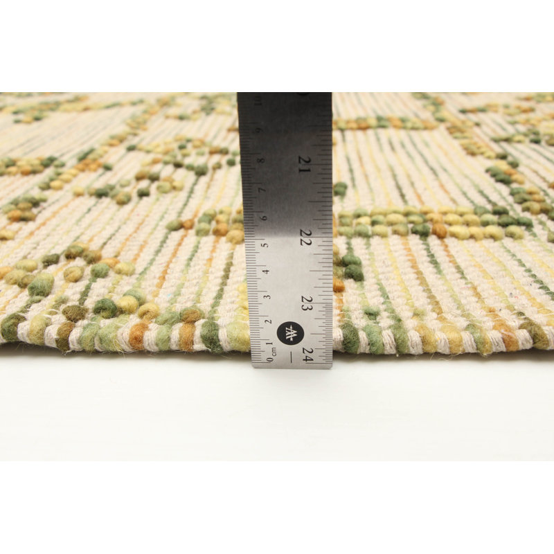 Tapis beige en laine New Age Briannalee