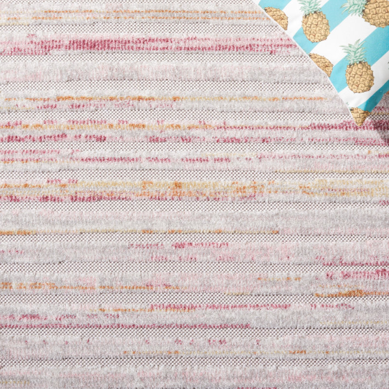 Cabana Performance Abstract Indoor/Outdoor Area Rug, Rectangle 5'3" x 7'