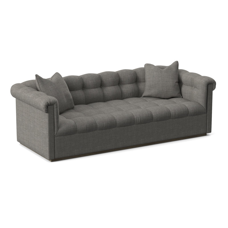 Thom Filicia Home 98" Nottingham Sofa, Tuck Linen, Hampton