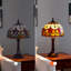 Lampe de table 12 "style vitrail Tiffany