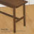Reception Bench Solid Wood Backless Dining Bench 