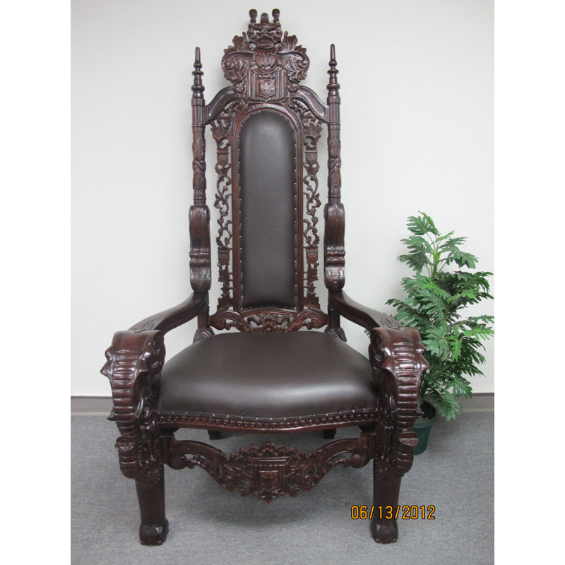 Faux Leather Armchair