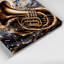 «Music Tuba Brown», art mural sur toile-1859056621
