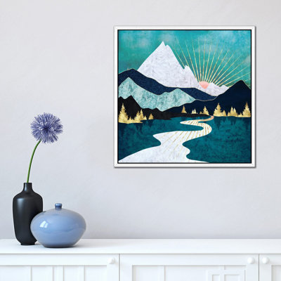 Winter River - Print on Canvas