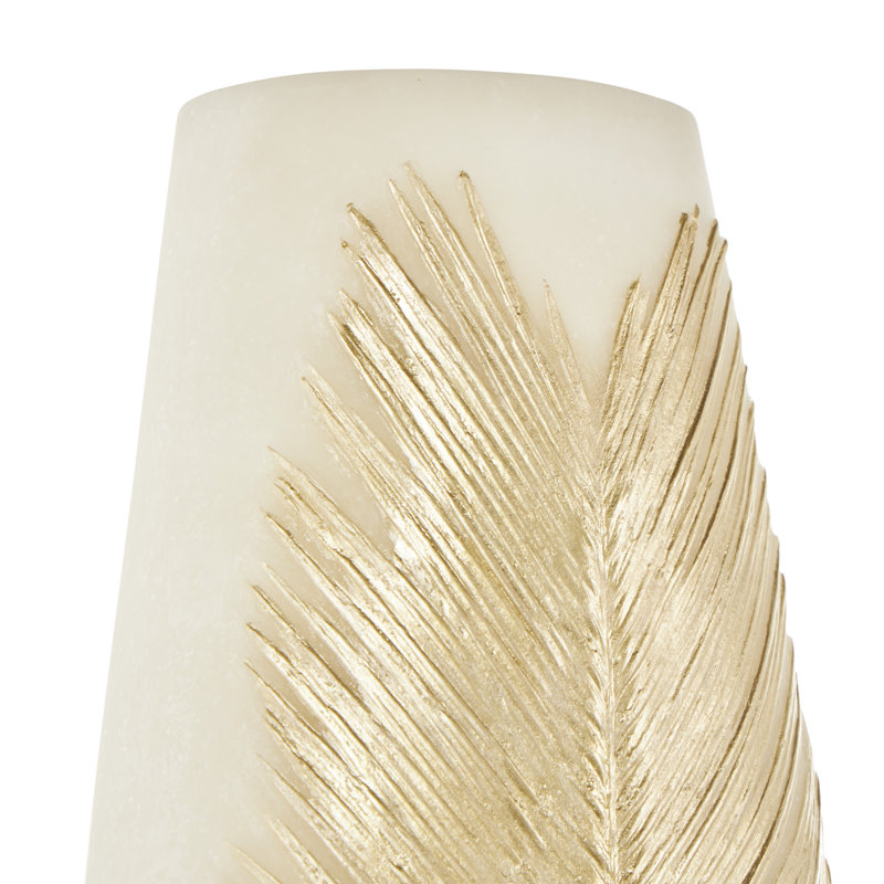 Vase crème Amiriah, H 20,45 po x l 6,60 po x P 4,95 po