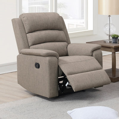 Fauteuil inclinable moderne en tissu de jute avec fauteuil inclinable 1pc
