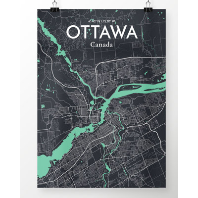 « ottawa city map », impression