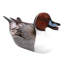 Sculpture d'oiseau de canard en bois grandeur nature