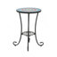 Table d'appoint de patio avec tablette