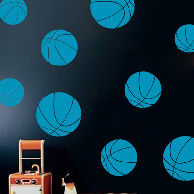 Décalcomanie murale baskets