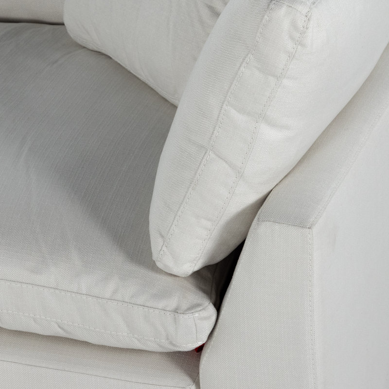 Stevie Modular Chaise Sectional, Anders Ivory Polyester