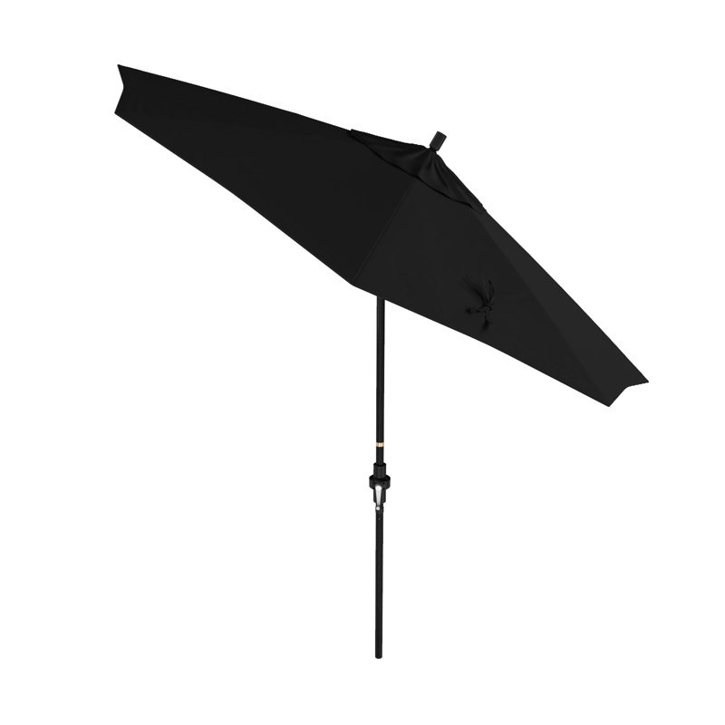 Parasol de marché 108 po Anushka, Tissu performance noir