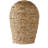 Ezzy Table Lamp With Brown Rope-Style Rattan Base, Ivory Linen Shade-117053993