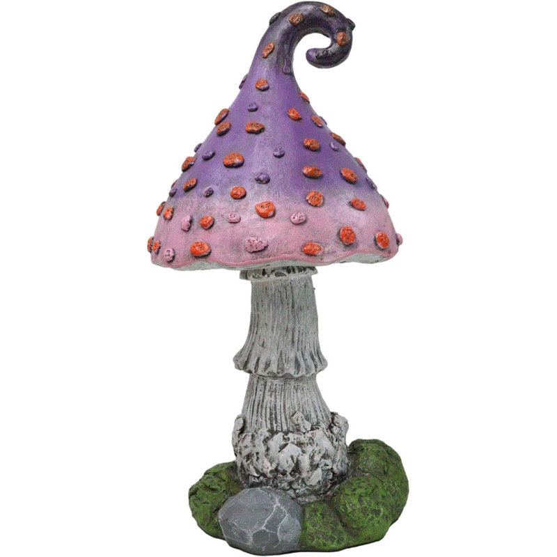 Figurine champignon crocheté tacheté Fairy Garden