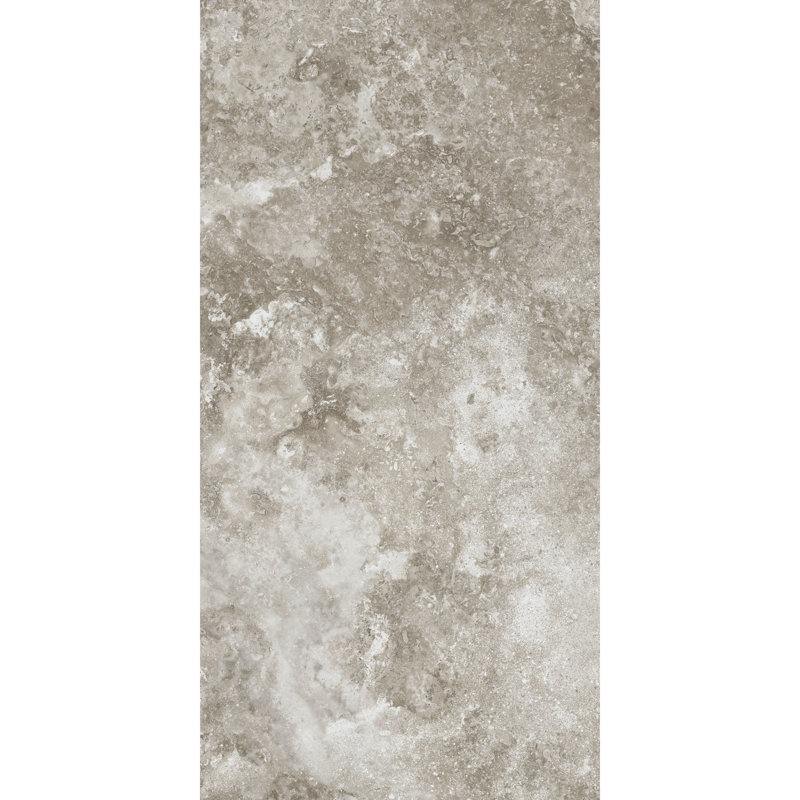 Tratorria 12" X 24" Porcelain Stone Look Tile, Grigio