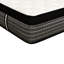 Matelas de 14 po avec ressorts ensachés et matelas en mousse viscoélastique imprégnée de gel, plateau supérieur européen, minimisant les perturbations de mouvement et maximisant le confort