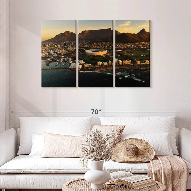 Rorry Cape Town Cityscape, 28" H x 45" W
