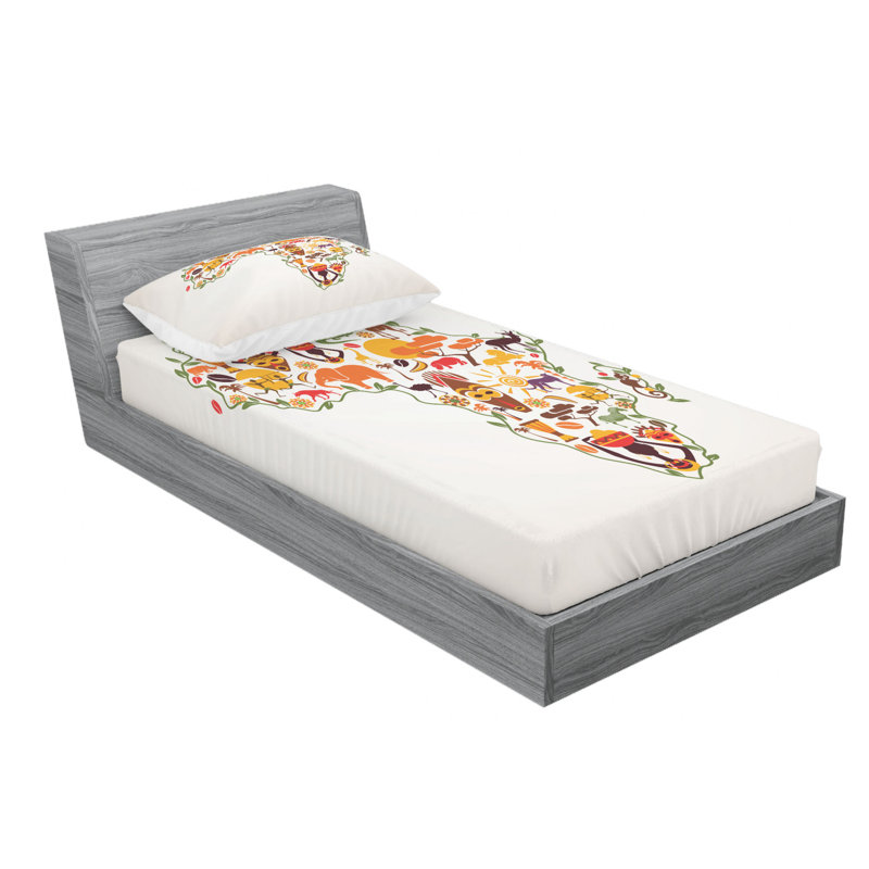 Microfiber Sheet Set, Twin XL Sheet Set with Fitted Sheet