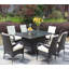 Patio 7-Piece Rectangular Dining Set With 6 Dining Chairs