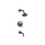 Purist® Rite-Temp Pressure-Balancing Bath and Shower Faucet Trim with Push-Button Diverter, 7-3/4" Spout and Lever Handle, Valve Not Included