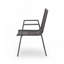 Chaise d'extérieur en aluminium avec assise en corde-269088756