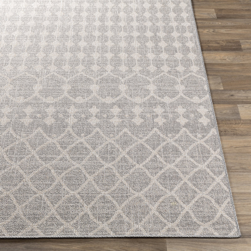 Cleethorpes Geometric Indoor / Outdoor Rug, Rectangle 7'10" x 10'2"