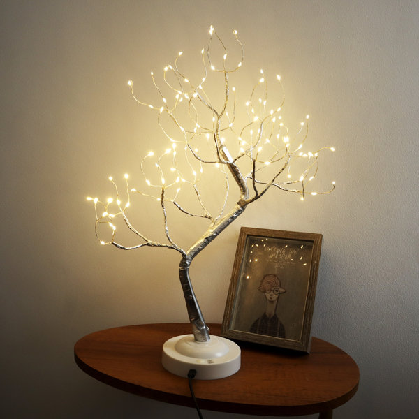 Lighted Birch Branch - 96 Led - Iron Accents