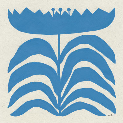 " Delighted III Blue " by Moira Hershey