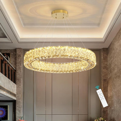 Glam Dimmable Crystal Chandelier