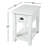 Castile Solid Wood End Table with Storage-1755251299