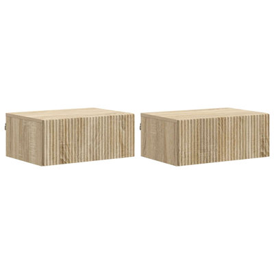 49cm W Manufactured Wood Bedside Table