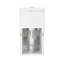 Toilette une pièce allongée à hauteur de cuve allongée à hauteur double 1,1 / 1,6 GPF Denbigh (siège inclus)-94619530