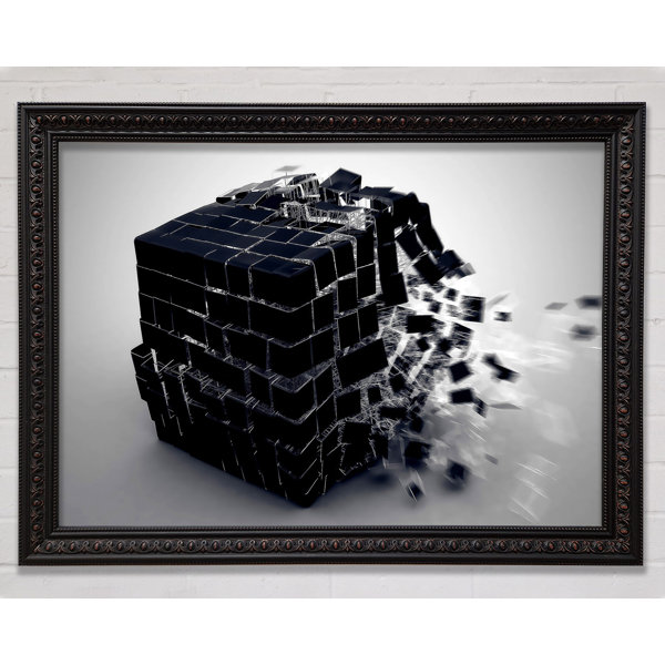 Ebern Designs Exploding Cube - Single Picture Frame Print | Wayfair.co.uk