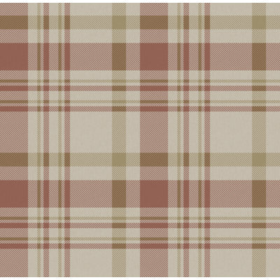 Spring Blossom Check Plaid Design 33' L x 21" W Wallpaper Roll