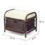 Repose-pieds de rangement rectangulaire Eukleides-862370716