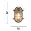 Clinkscales 25cm H Outdoor Flush Mount