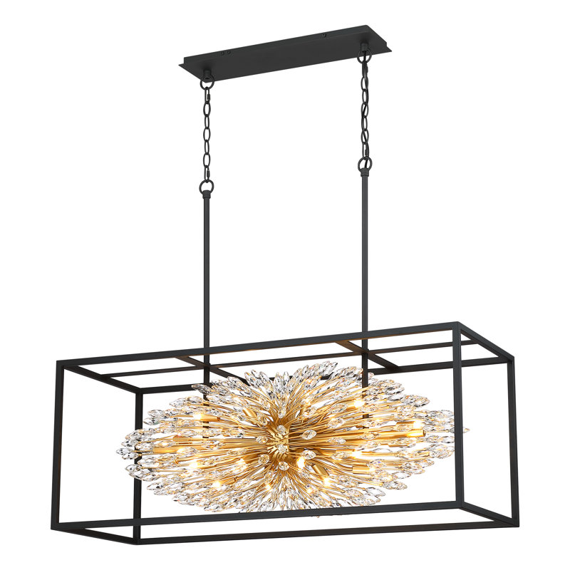 Lustre en cristal 38,5 "16 lumières