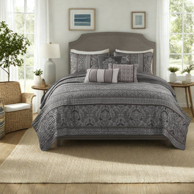 Luxury 6 Piece Bedding Sets, Polyester Jacquard, Modern Home Comfort