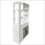 Armoire de rangement avec tablettes multifonctionnelles, organisateur d'entrée en bois moderne pour le couloir et le salon-1263308670