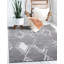 Tapis à motif géométrique gris Heights-40281544