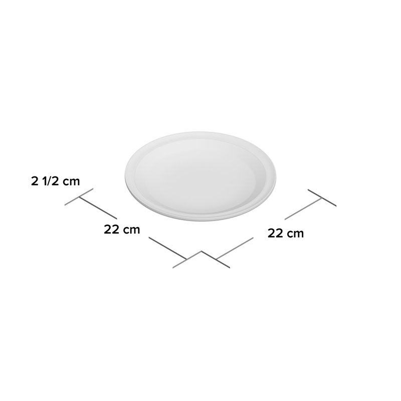 Denby Elements Medium Plates, Black