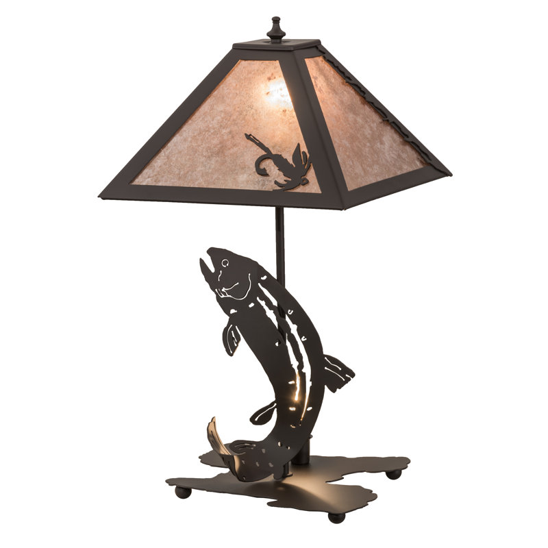 Lampe de table 21,5 "High Leaping Trout