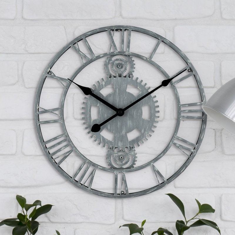 Morales Metal Wall Clock