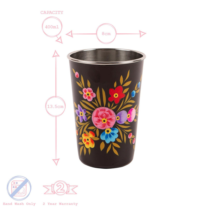  Picnic Tumbler - Carbon Pansy, 400 ml.