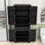 Grande armoire de rangement pour salle de bain avec portes, tiroir, tablette réglable et conception anti-basculement-75704385
