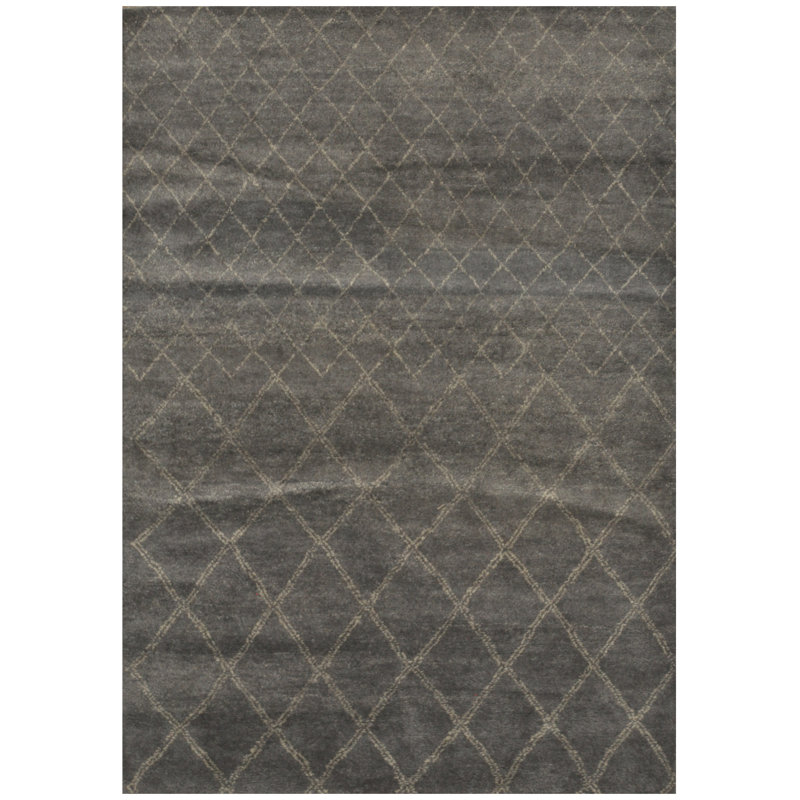 Kenn One-of-a-Kind 5'6" X 7'9" Wool Area Rug in Grey