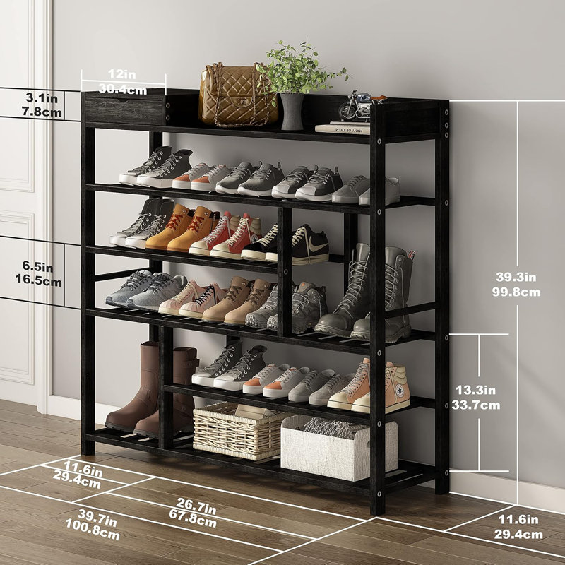 22 Pair Shoe Rack