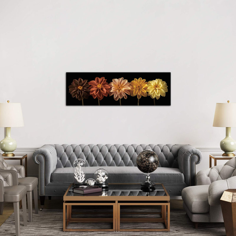 Floral Salute by Assaf Frank - Panoramic Print on Canvas, 121.92 cm H x 40.64 cm W x 1.91 cm D, No Frame