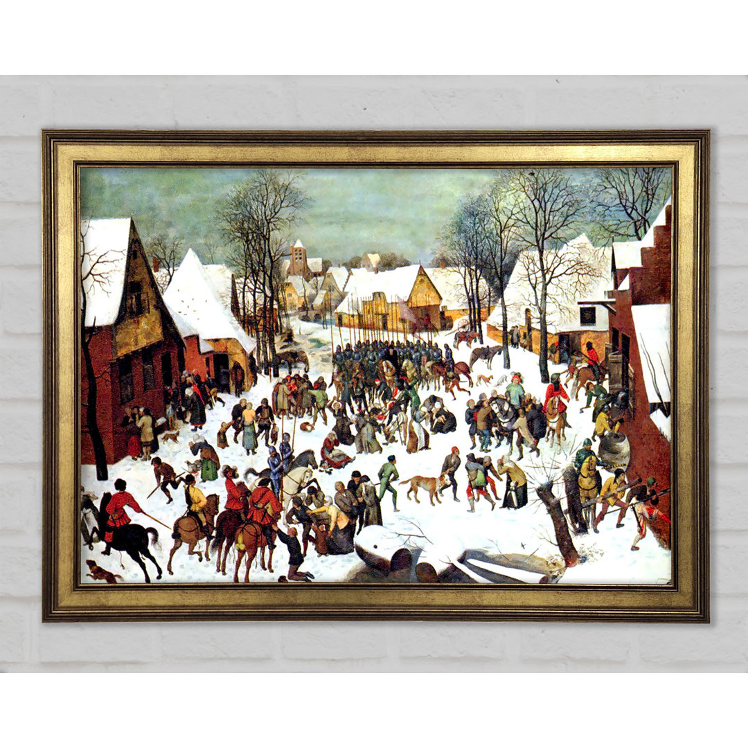 Kindermord in Bethlehem von Pieter Bruegel - Drucken